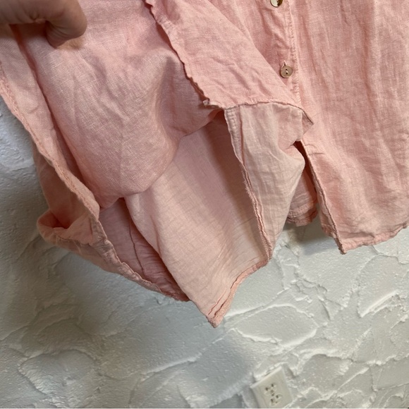 Elegant Pink Button-Down Dress - Picture 7 of 11